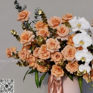 Lẵng Hoa Lan Hồ Điệp Chúc Mừng - L008