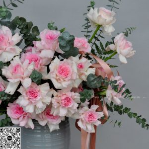 Lẵng Hoa Hồng Chúc Mừng - L015