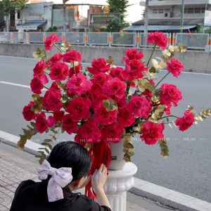 Dallas-Dallasflower-Lẵng Hoa Hồng prink flold Chúc Mừng - L011