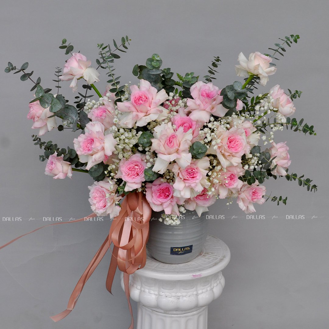 Lẵng Hoa Hồng Chúc Mừng - L013 Lẵng Hoa Hồng Chúc Mừng - L013