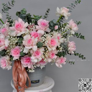 Lẵng Hoa Hồng Chúc Mừng - L013