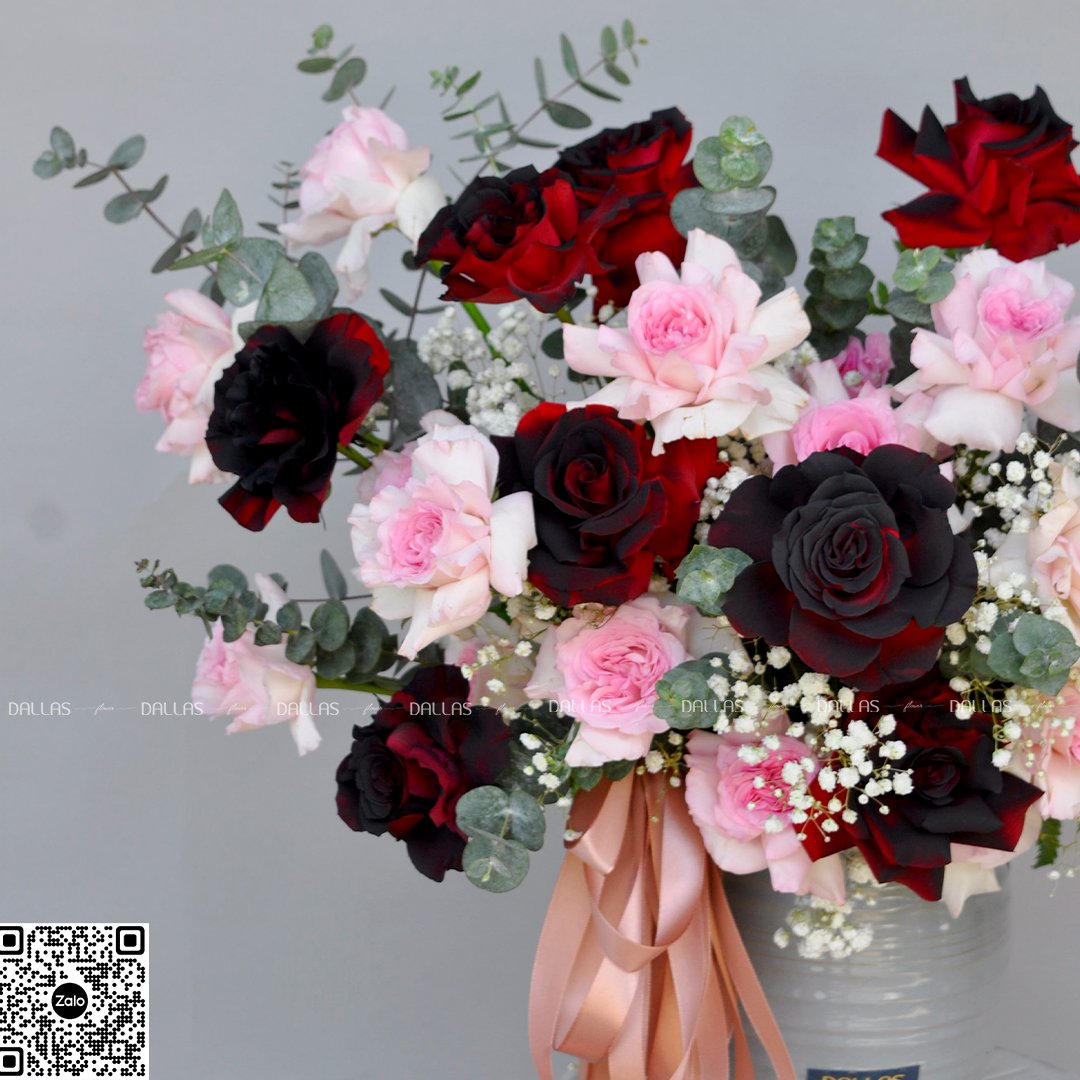 Dallasflower-lanhodiep-Lẵng Hoa Hồng Chúc Mừng - L010 Dallasflower-lanhodiep-Lẵng Hoa Hồng Chúc Mừng - L010