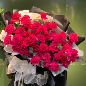 Bó Hoa Hồng Pink Floyd 60 Bông Siêu To (B01-60)