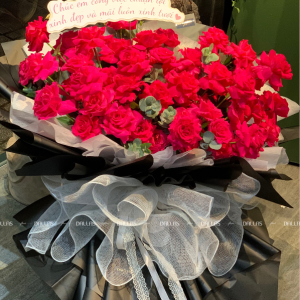 Bó Hoa Hồng Pink Floyd Siêu To-(B01/58)