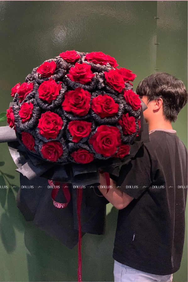 Bó Hoa Hồng Đỏ Ecuador 30 Bông Siêu To -(B02/30) Bó Hoa Hồng Đỏ Ecuador 30 Bông Siêu To -(B02/30)