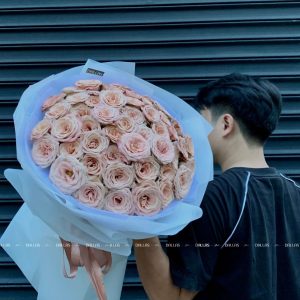 Bó Hoa Hồng Cappuccino 55 Bông (B16-W55)