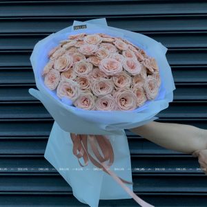 Bó Hoa Hồng Cappuccino 55 Bông (B16-W55)