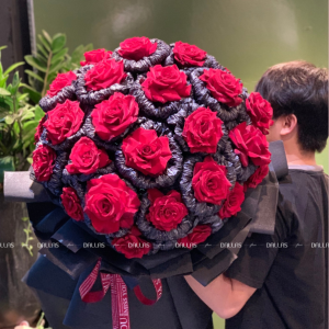 Bó Hoa Hồng Đỏ Ecuador 30 Bông Siêu To -(B02/30)