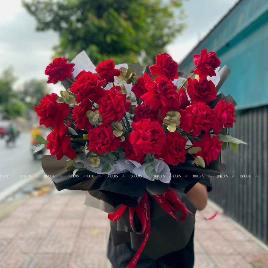 Bó Hoa Hồng Đỏ Ohara 25 Bông (B04-25) Bó Hoa Hồng Đỏ Ohara 25 Bông (B04-25)