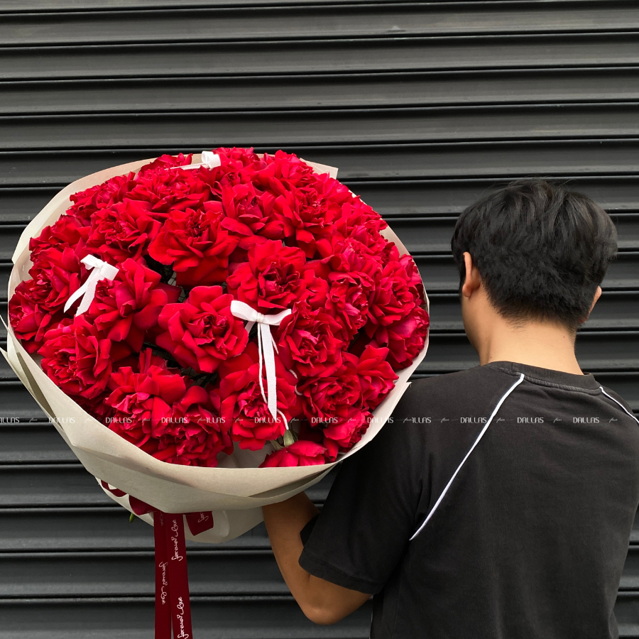Bó Hoa Hồng Đỏ Ohara 30 Bông Siêu To (B06-30) Bó Hoa Hồng Đỏ Ohara 30 Bông Siêu To (B06-30)