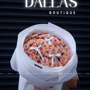 Bó Hoa Hồng Cappuccino 55 Bông (B10-55)