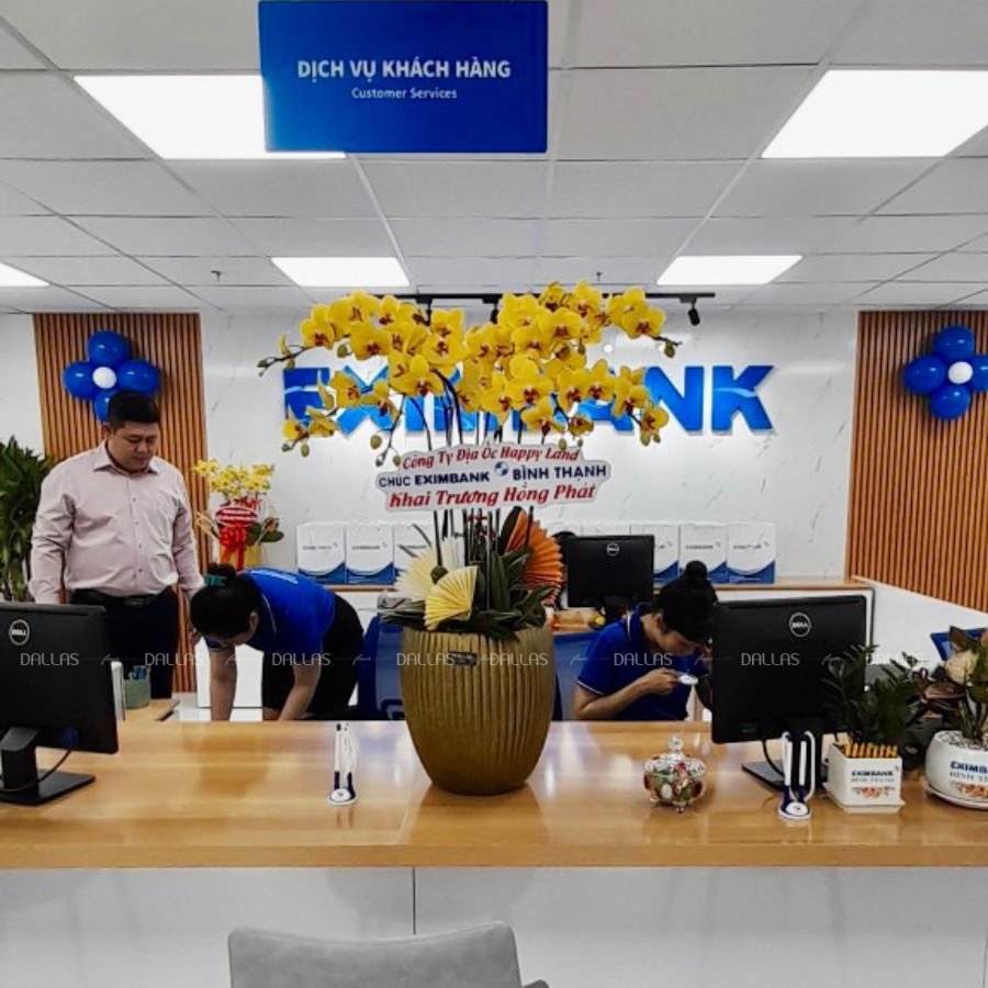 Chậu Lan Hồ Điệp Vàng 10 Cành Đôi (Đ5-V2/02)